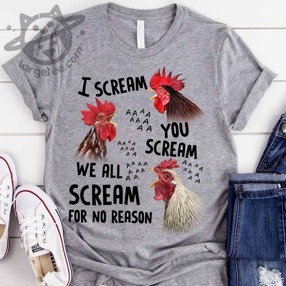 I scream you scream we all scream for no reason - Screaming chickens