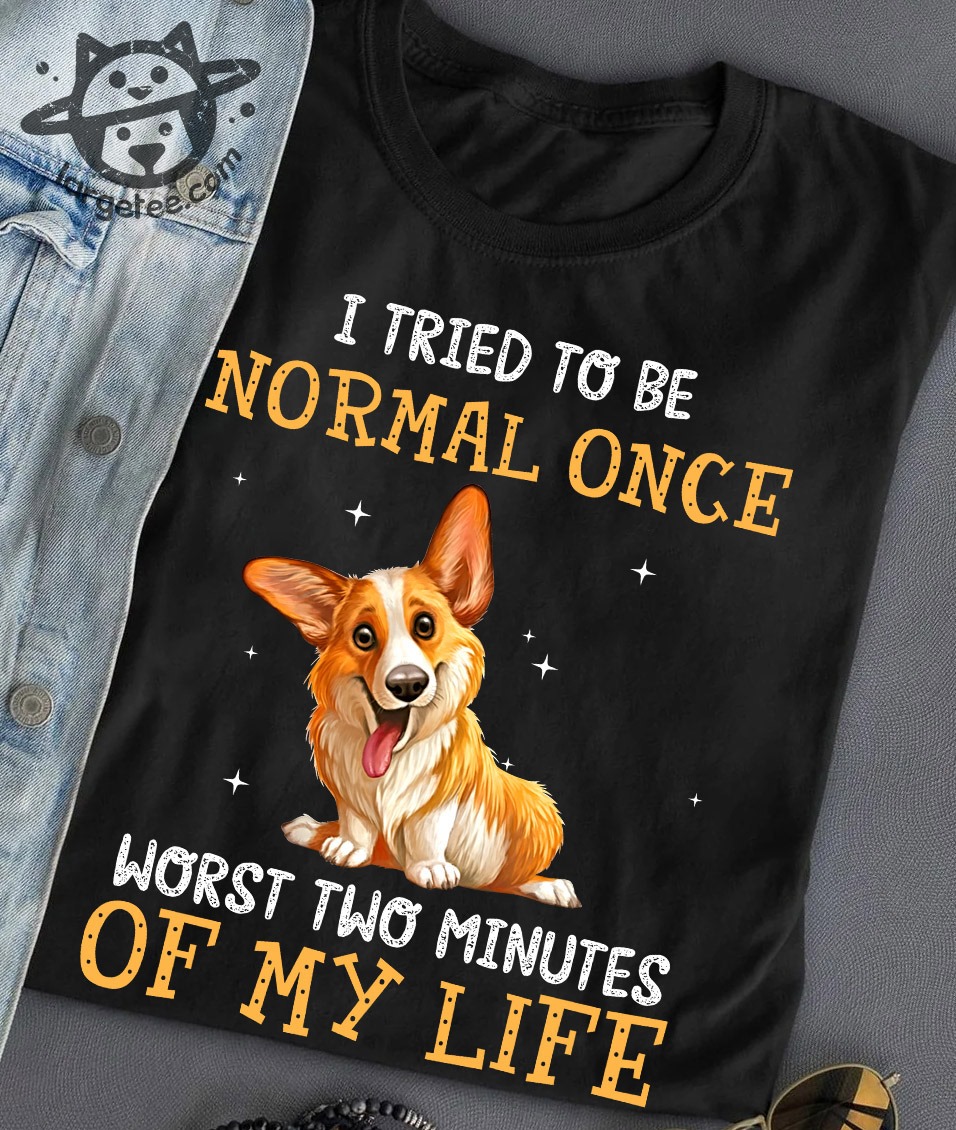 I tried to be normal once worst two minutes of my life - Corgi dog