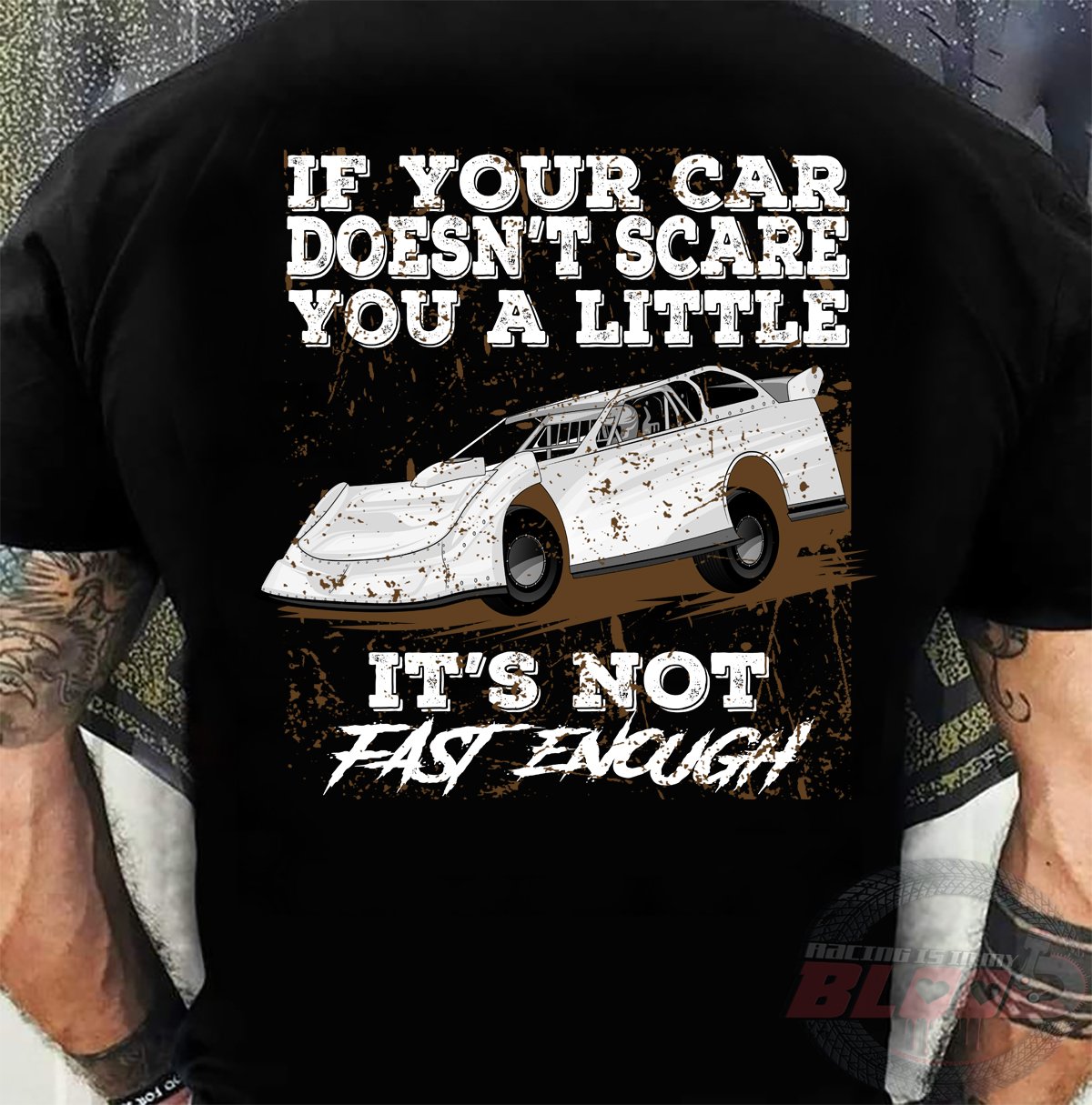 If your car doesn't scare you a little it's not fast enough - Dirt track racing