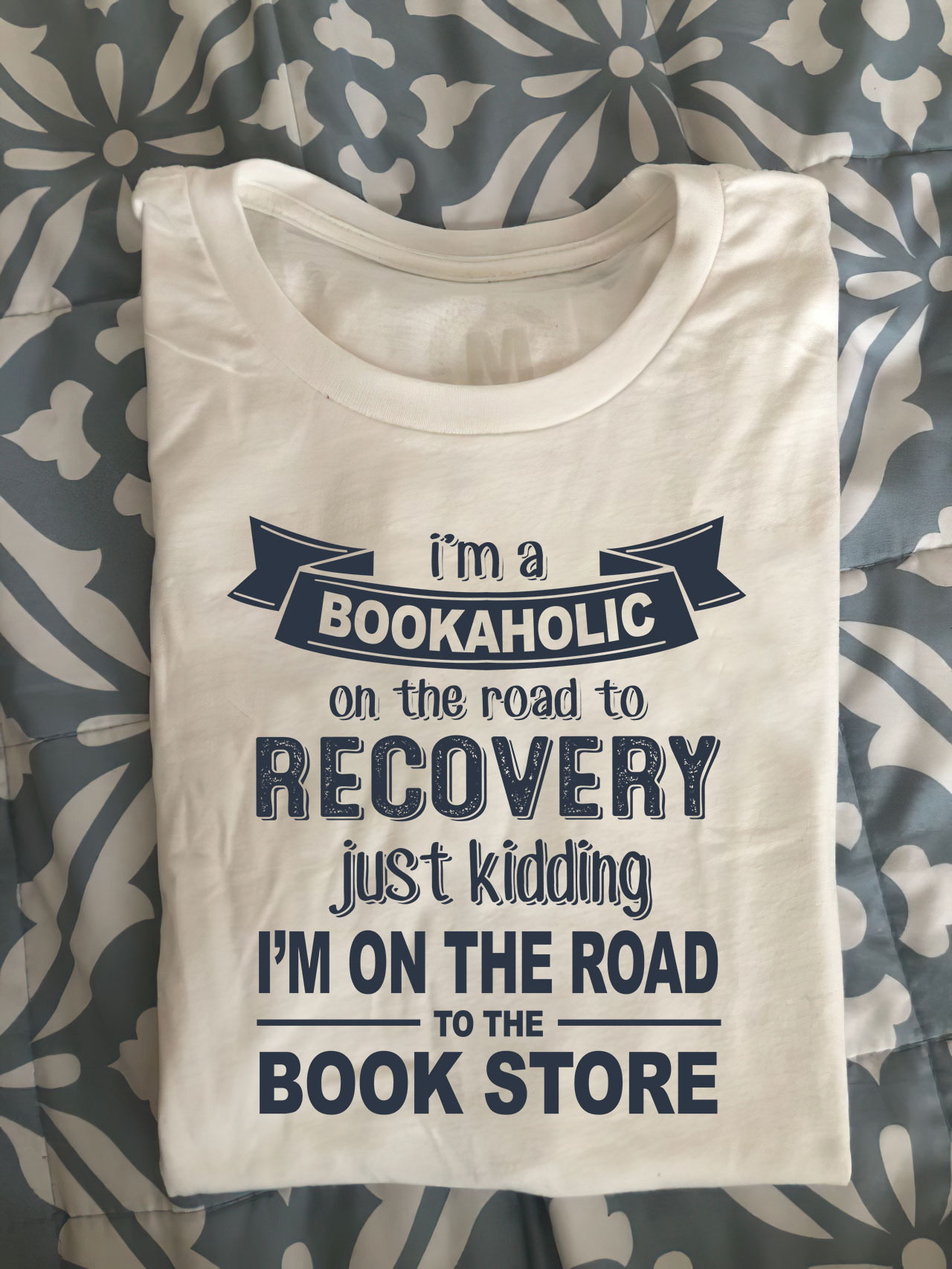 I'm a bookaholic on the road to recovery just kidding I'm on the road to the book store