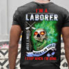 I'm a laborer I don't stop when I am tired I stop when I'm done - Evil skullcap