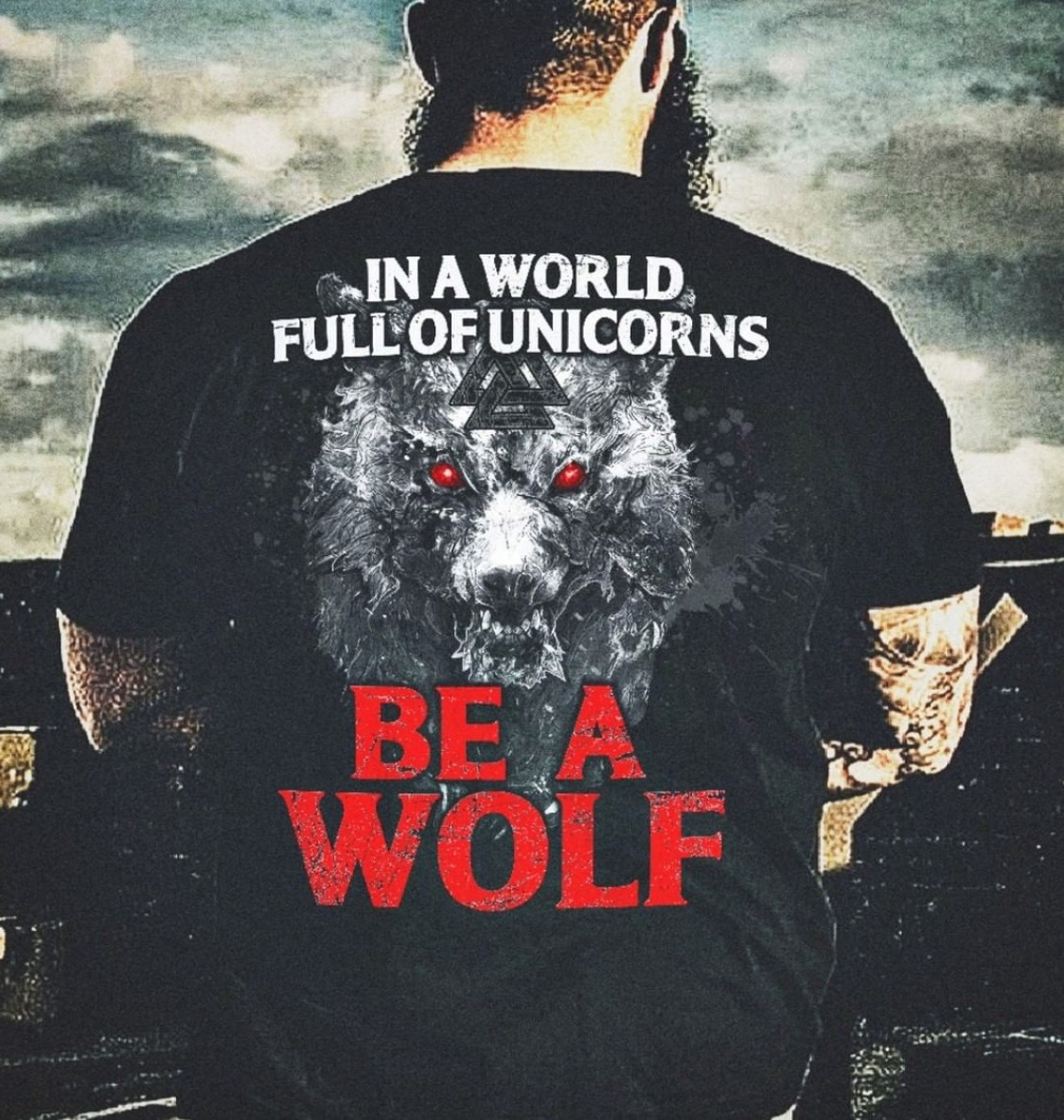In a world full of unicorns be a wolf
