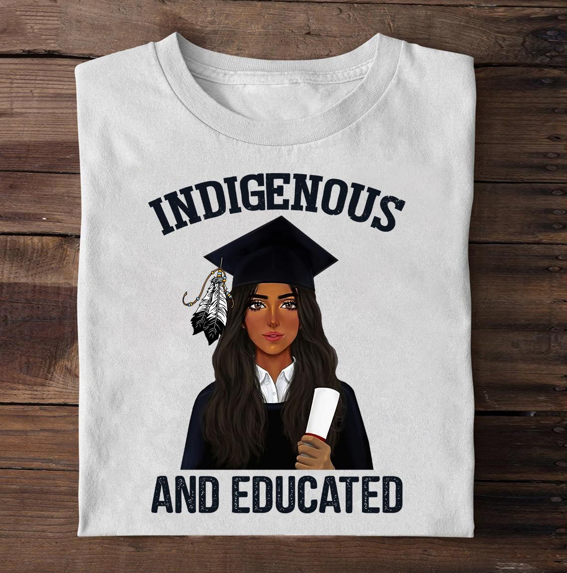 Indigenous and educated - Native american woman