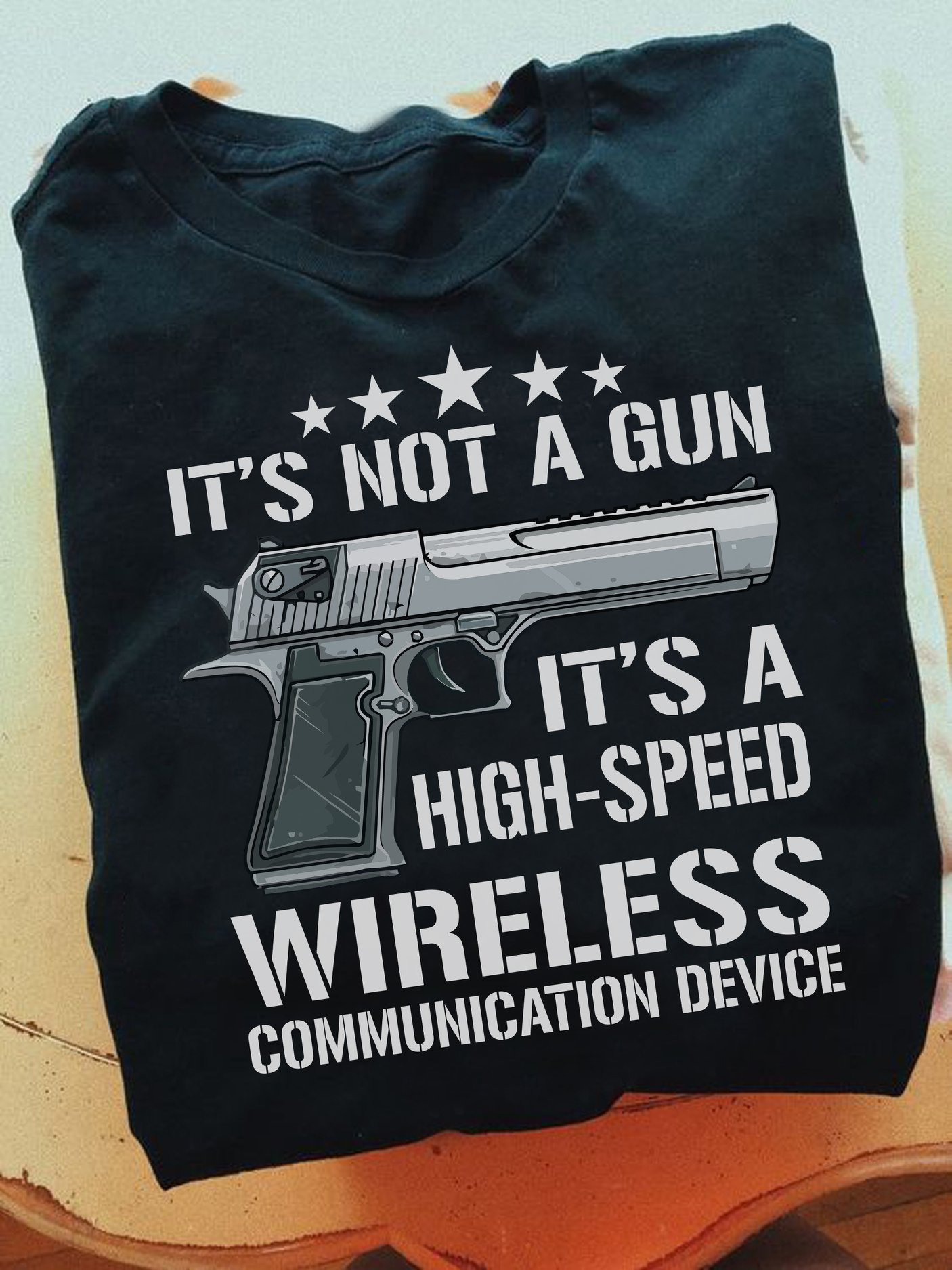 It's not a gun It's high-speed wireless communication device