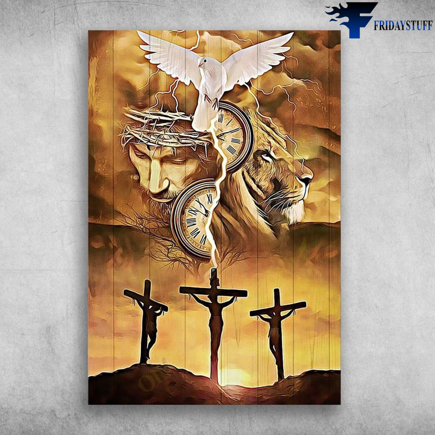 Jesus - God, lion and dove