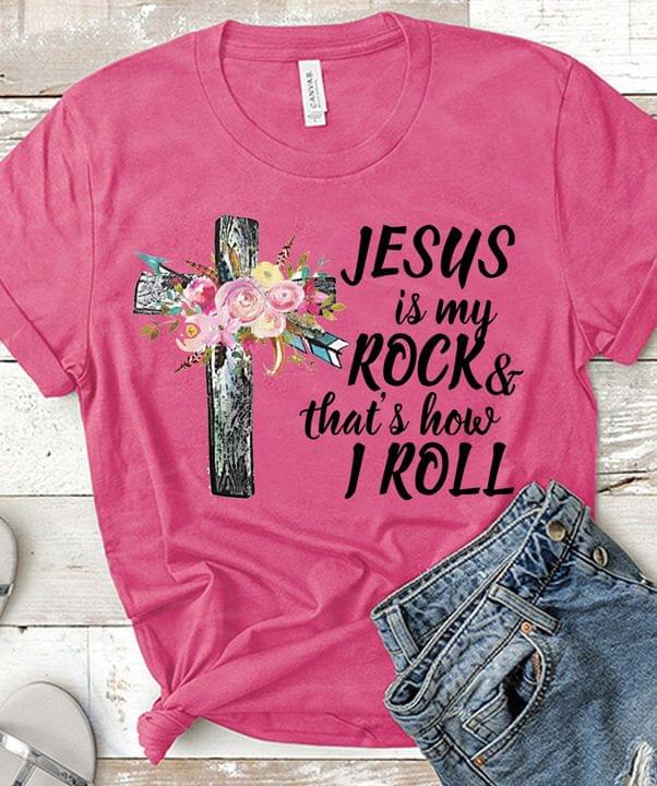 Jesus is my rock and that's how I roll - God's cross