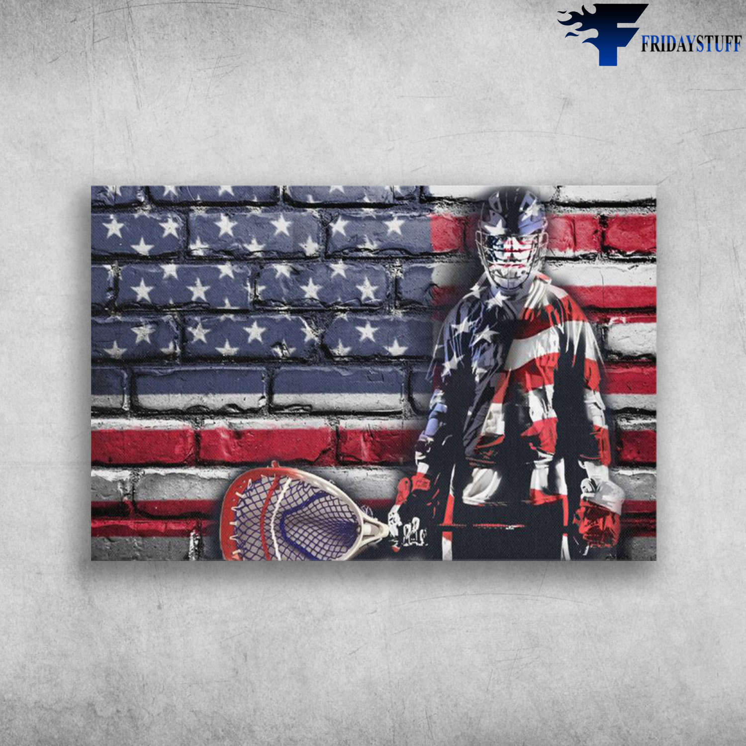 Lacrosse American, American Flag