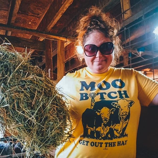 Moo bitch get out the hay - Cow lover