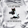 Never underestimate a cat mon who still lifts weights - Cat lifting