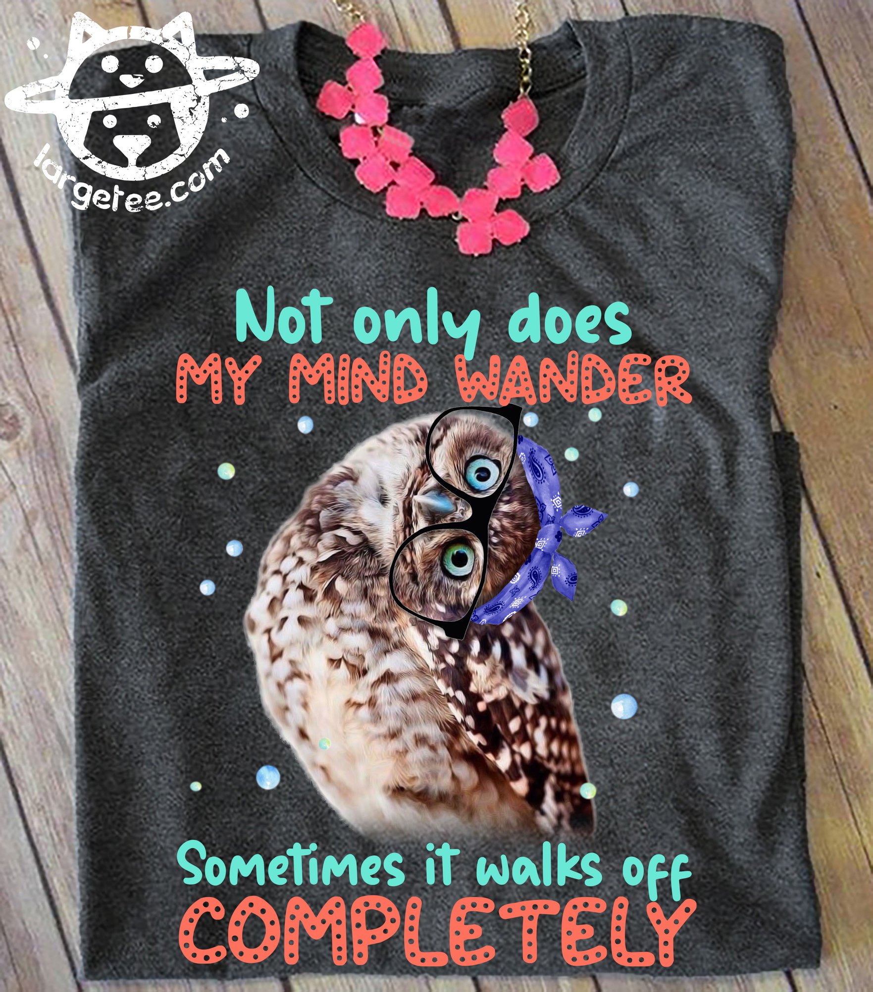 Not only does my mind wander sometimes it walks off completely - Grumpy owl