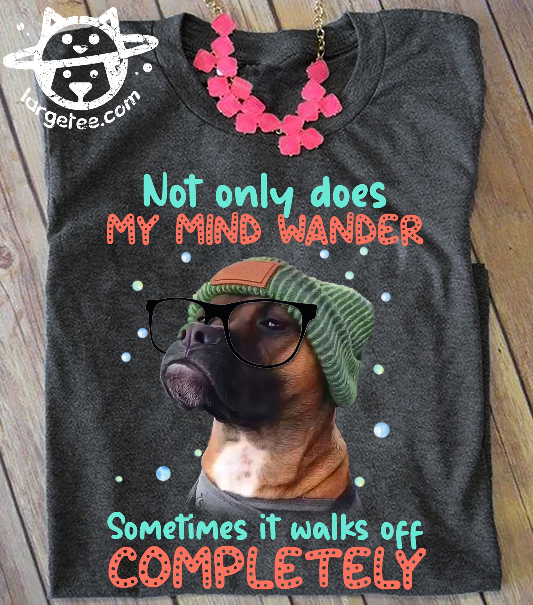Not only does my mind wander sometimes it walks off completely - Pitbull dog