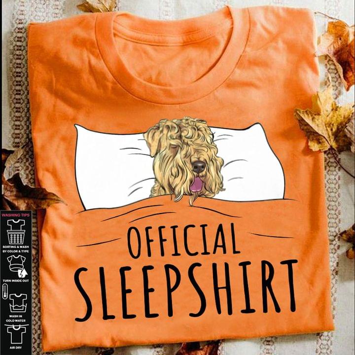 Official sleep shirt - Australian terrier, dog sleeping