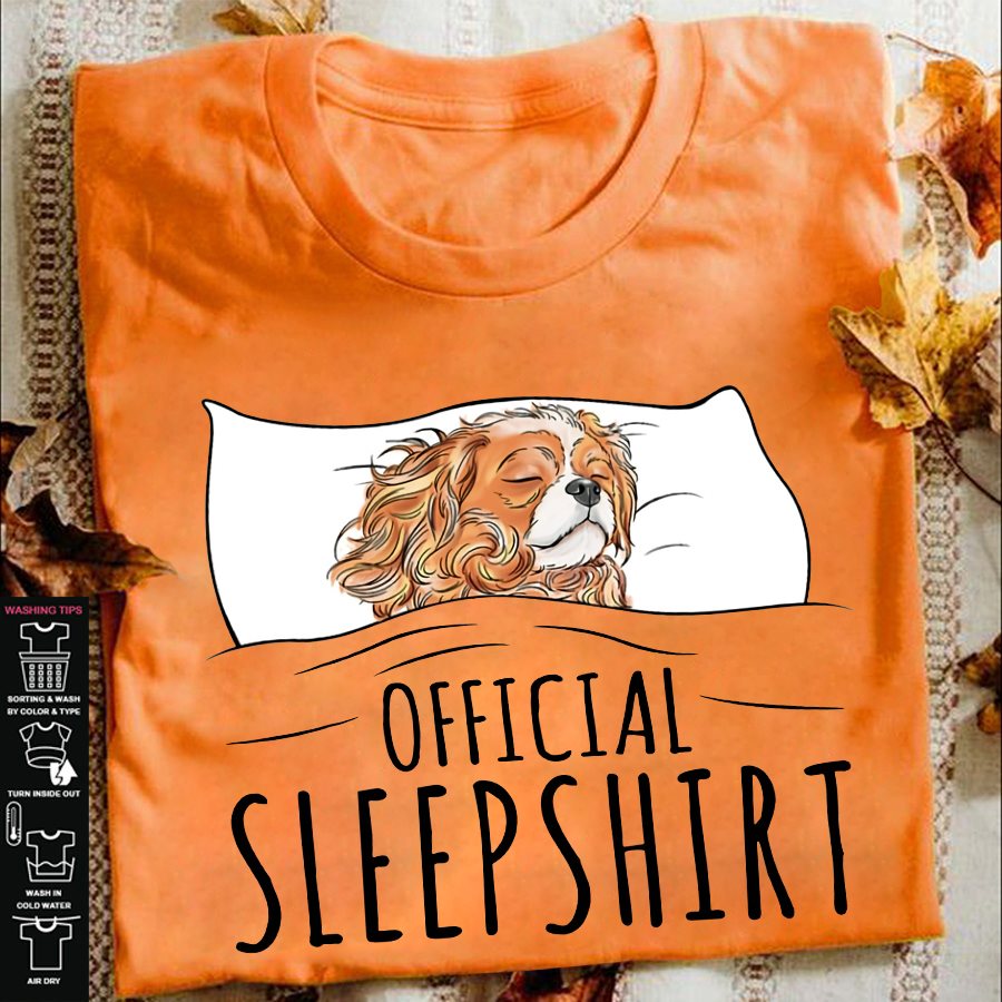 Official sleep shirt - cavalier king charles spaniel