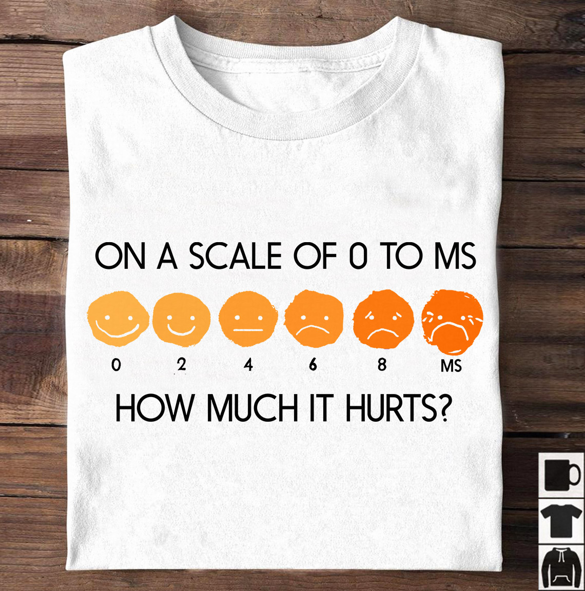 On a scale of 0 to ms how much it hurts - Multiple sclerosis awareness