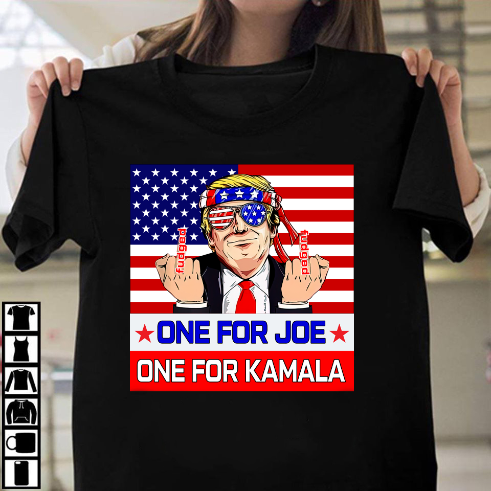 One for Joe one for Kamala - Donald Trump