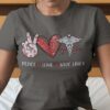 Peace love save lives - EMT, emergency medical technician