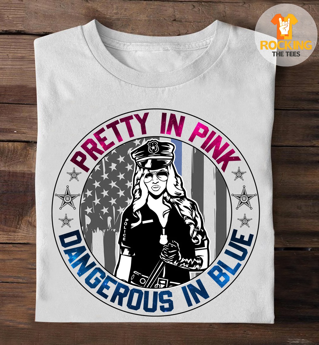Pretty in pink dangerous in blue - Police women