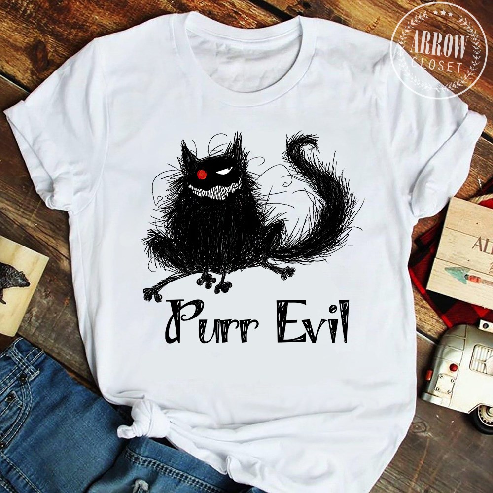 Purr evil - Evil cat, cat lover