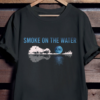 Smoke on the water - Moon and the lake