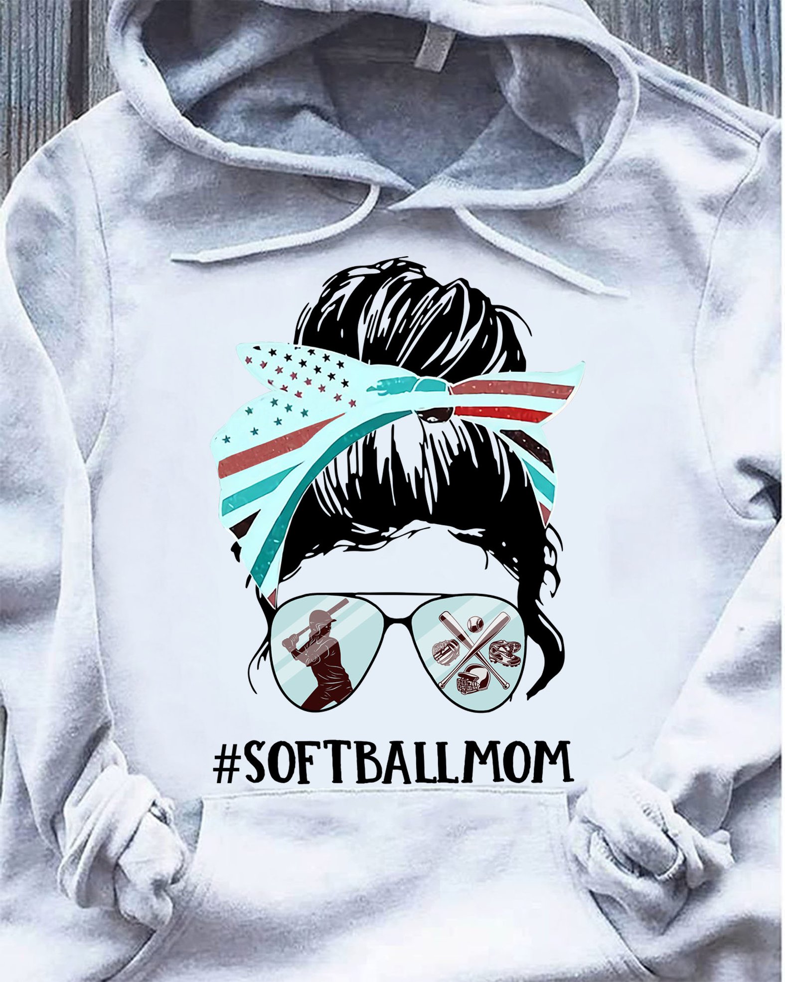 Softball mom - Mother's day, mom loves softball