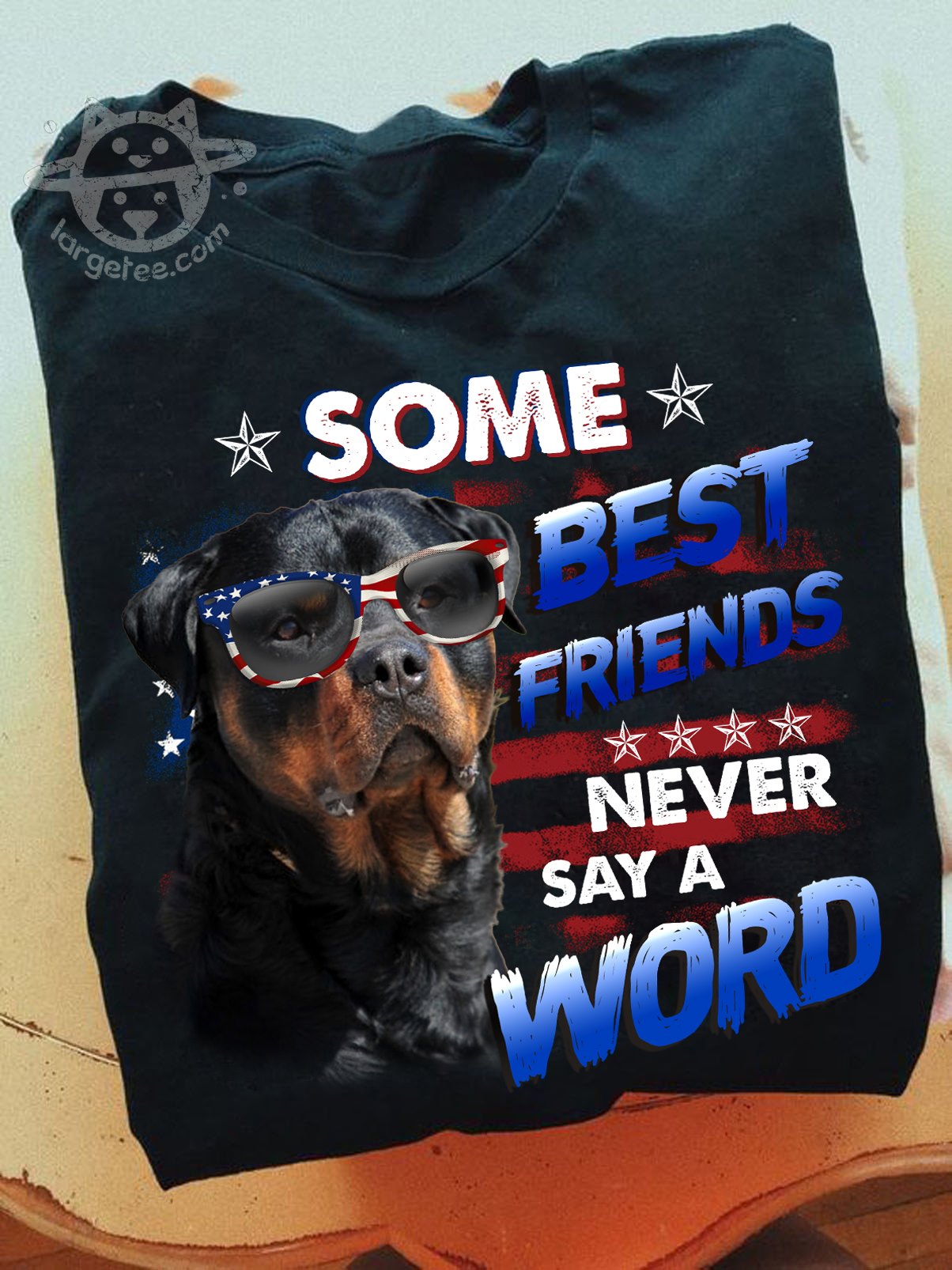 Some best friends never say a word - Rottweiler dog