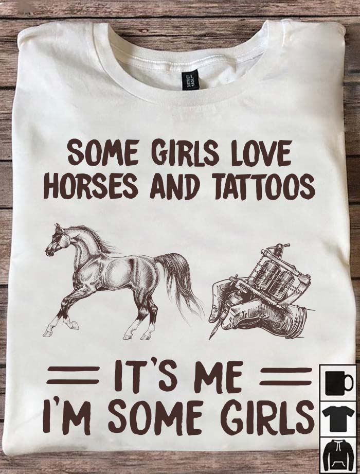 Some girls love horses and tattoos - Girl loves tattoos