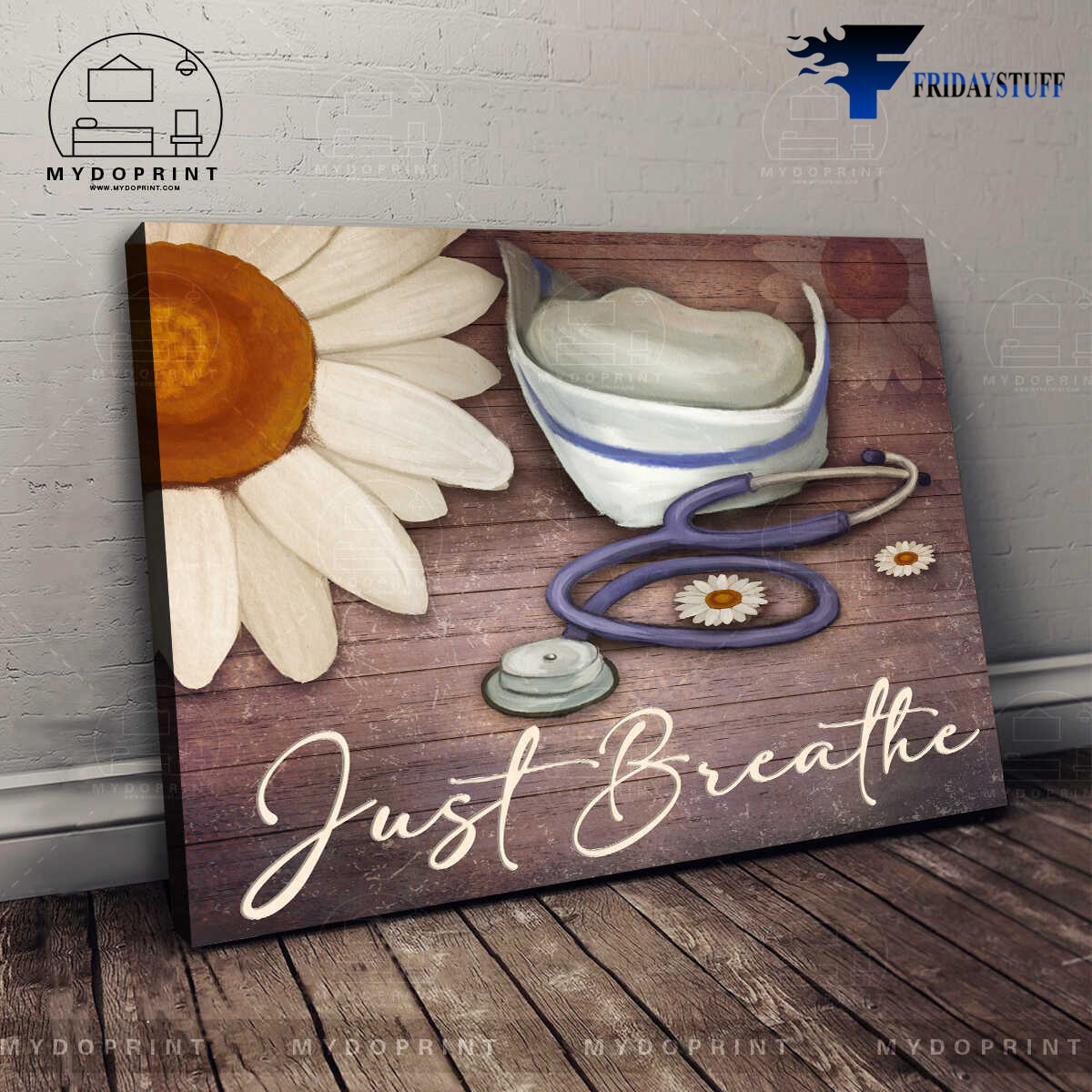 Stethoscope And Flower - Just Breathe
