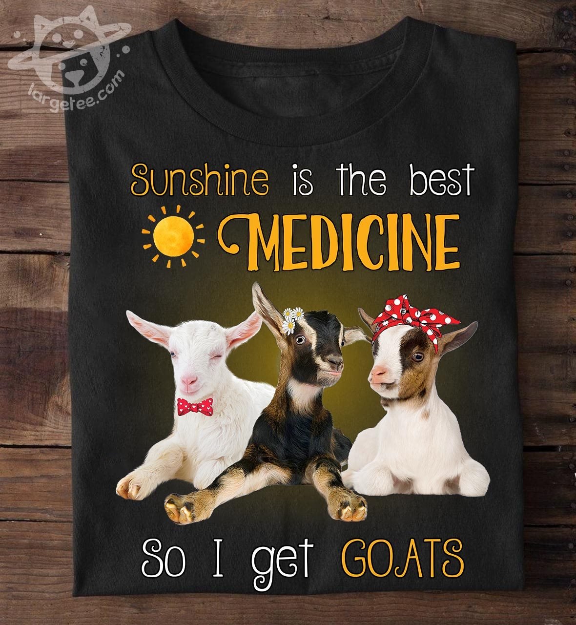 Sunshine is the best medicine so I get goats - Goat lover