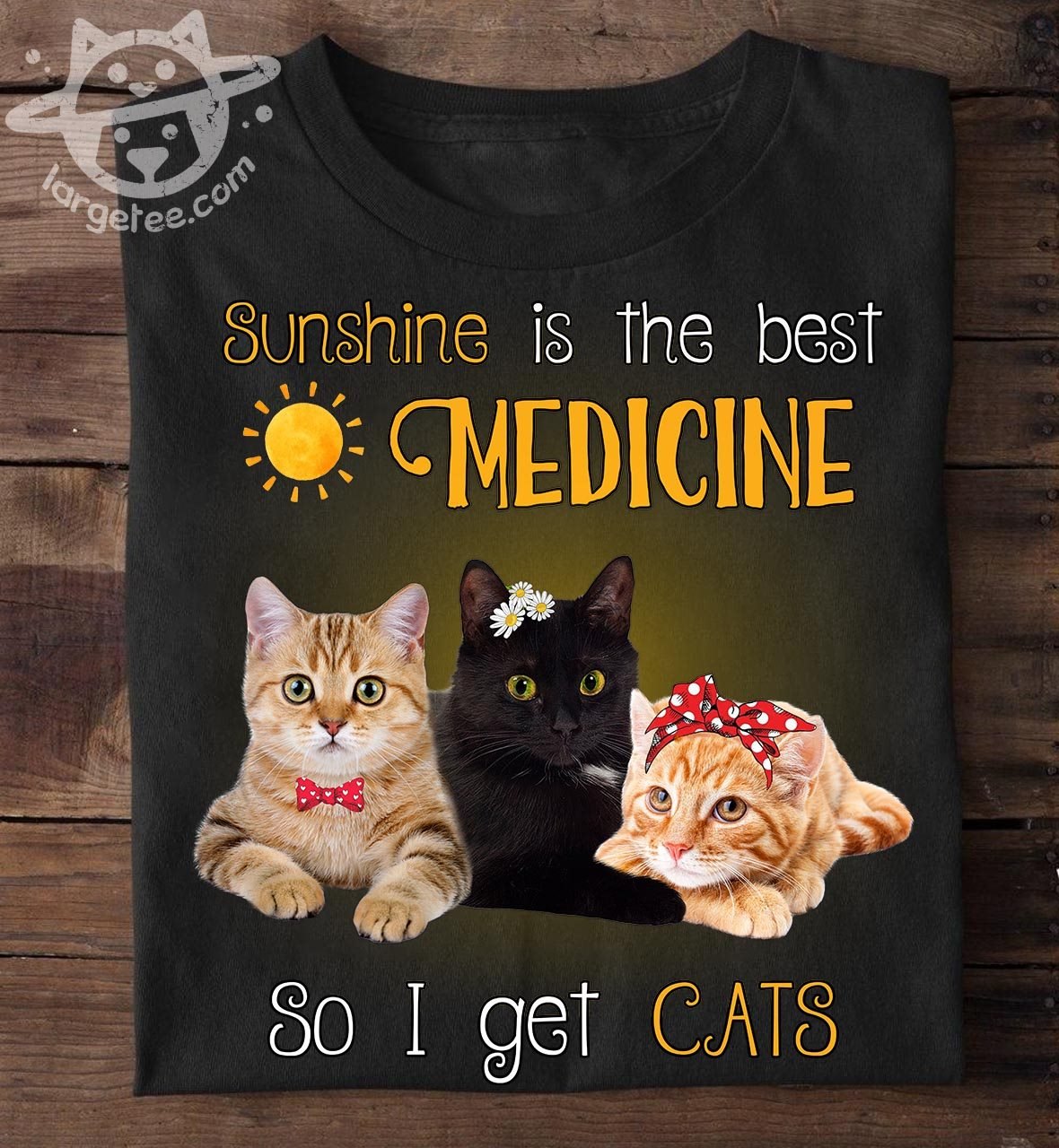 Sunshine is the best medicine so i get cats - Cat lover