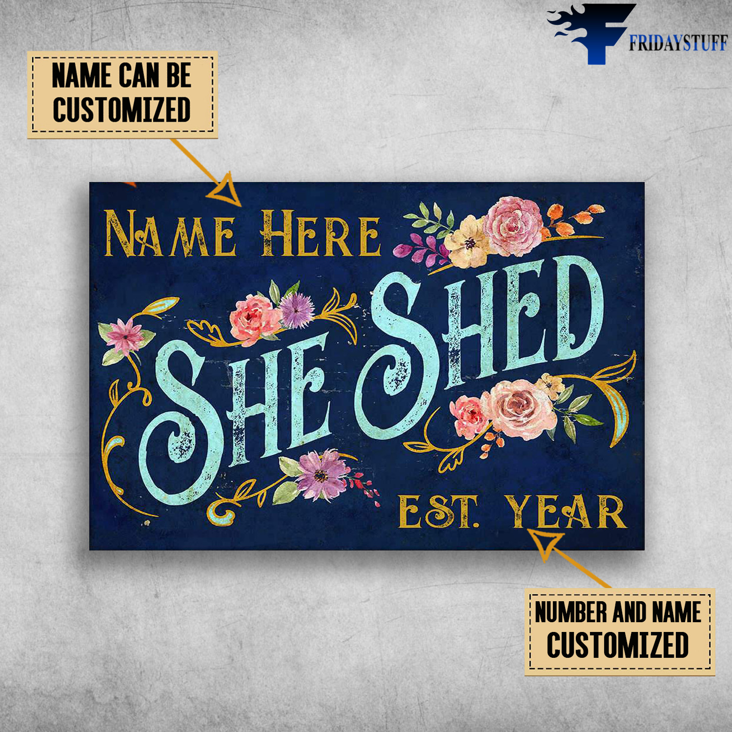 The Flower Poster, She Shed