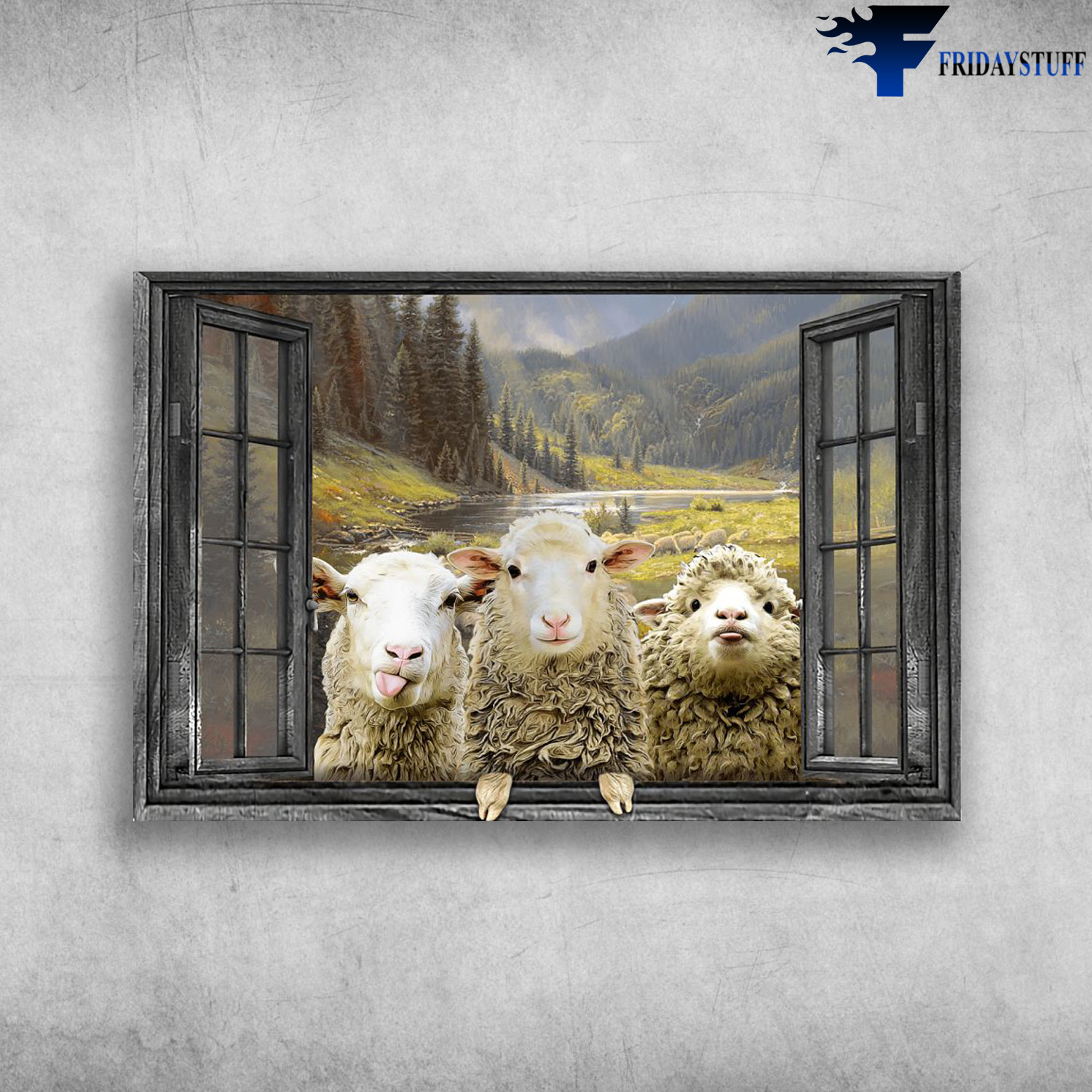 The Sheeps Outside The Window