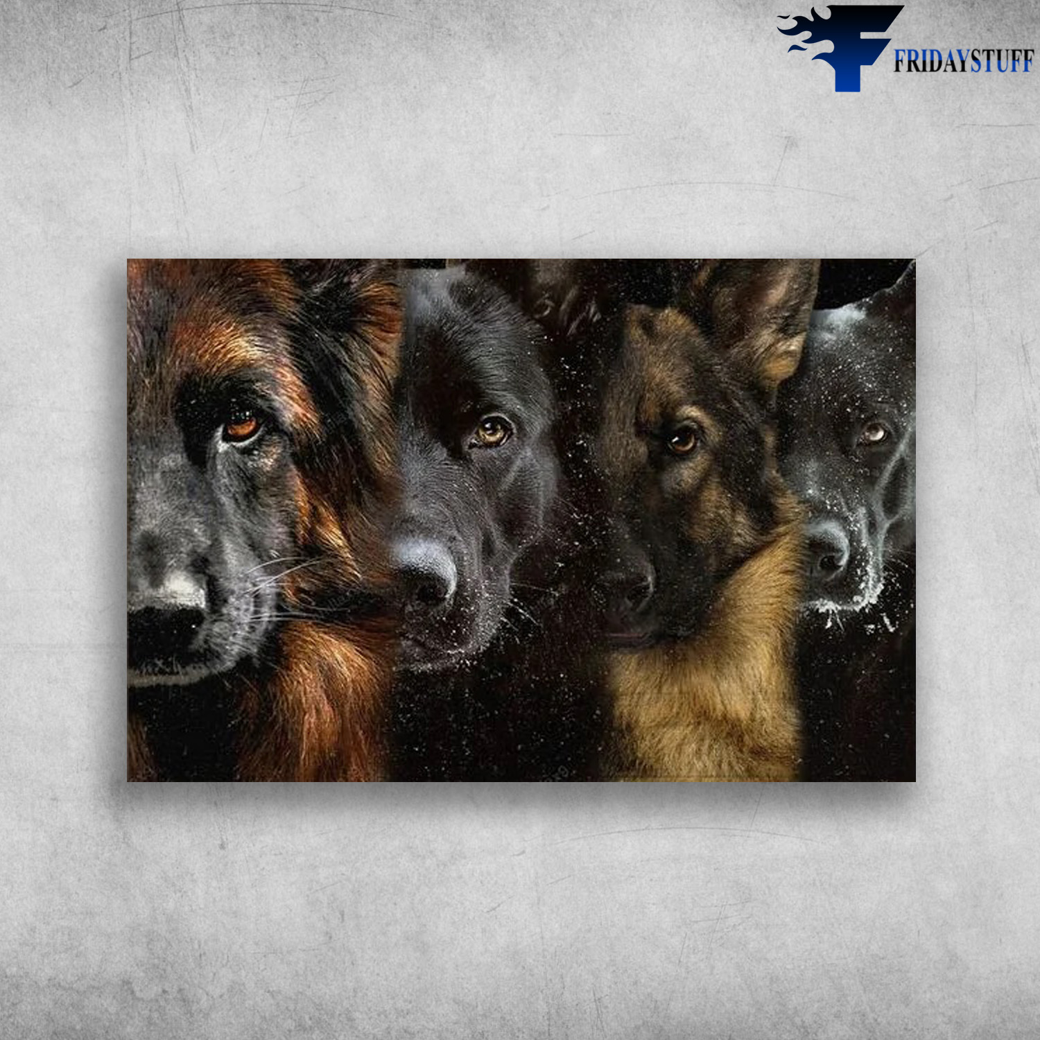 The Three German Shepherd Dog