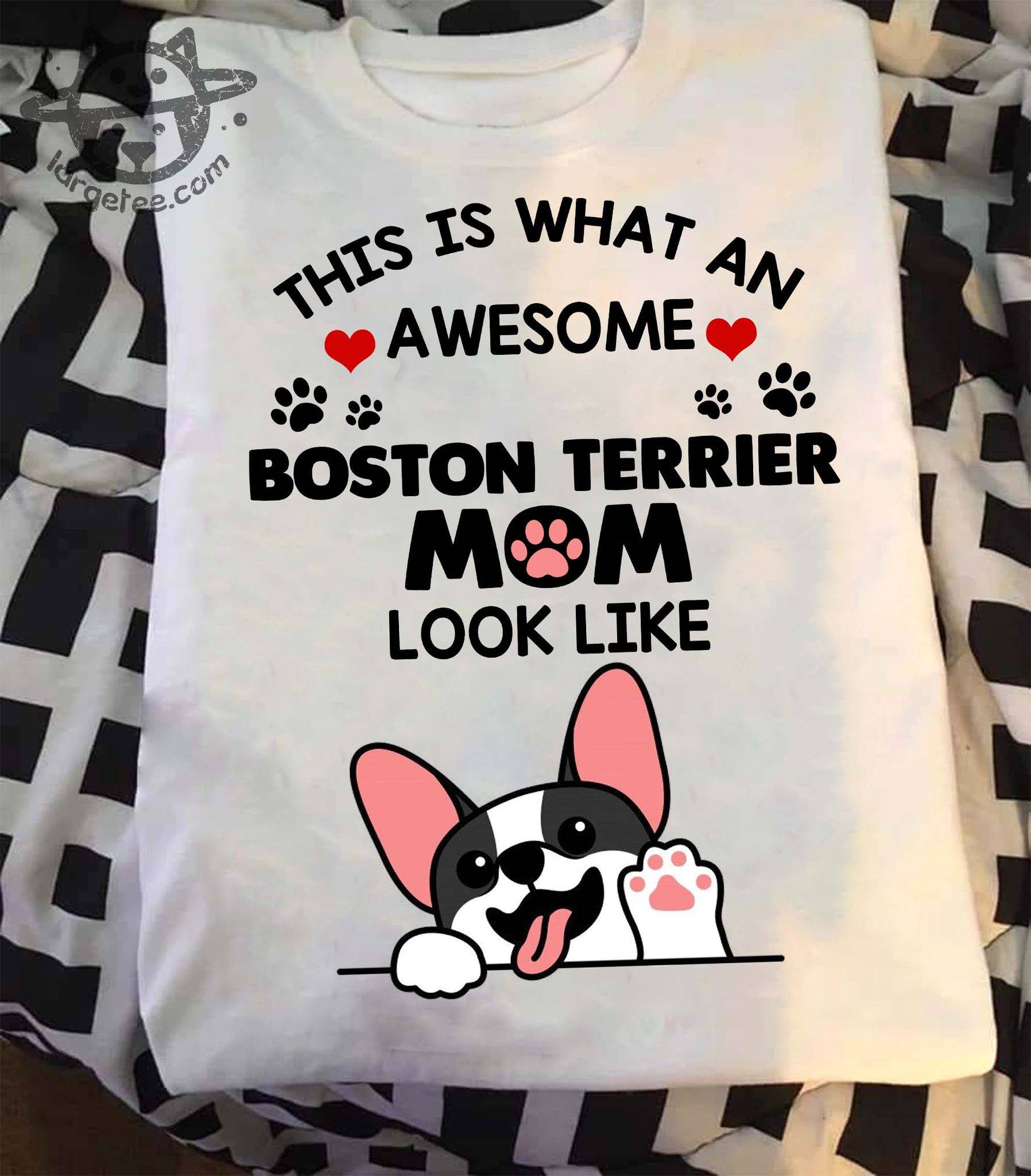 This is what an awesome Boston Terrier mom look like - Dog lover