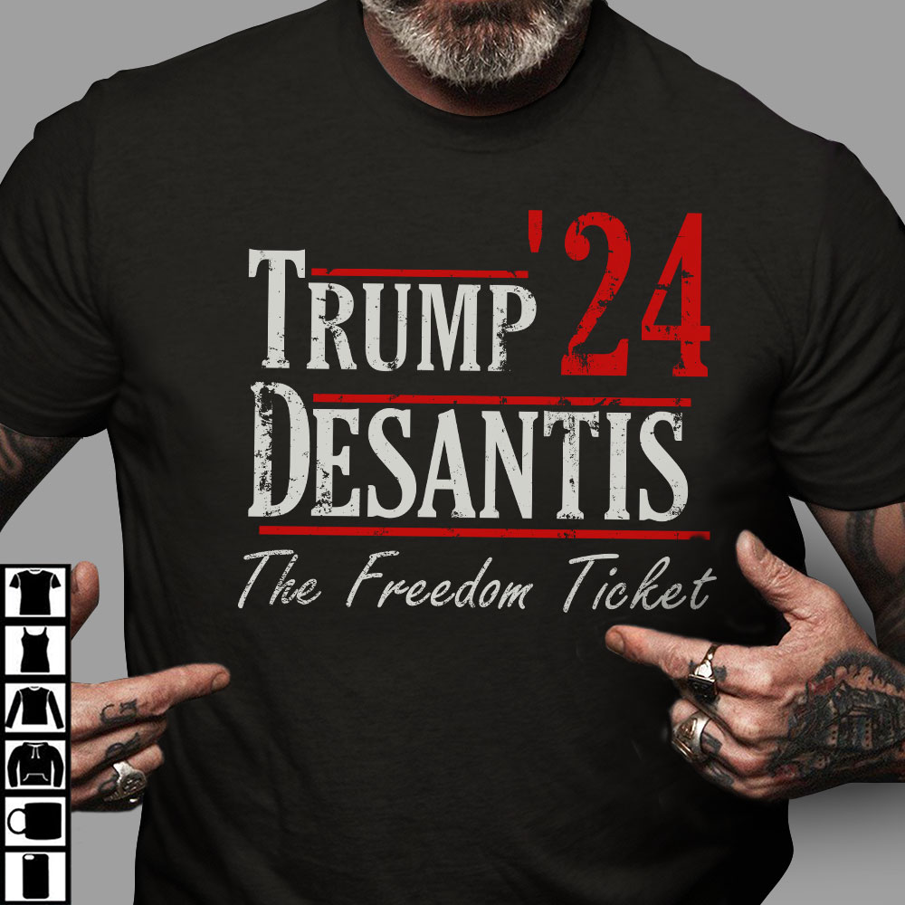 Trump desantis 24 - The freedom ticket