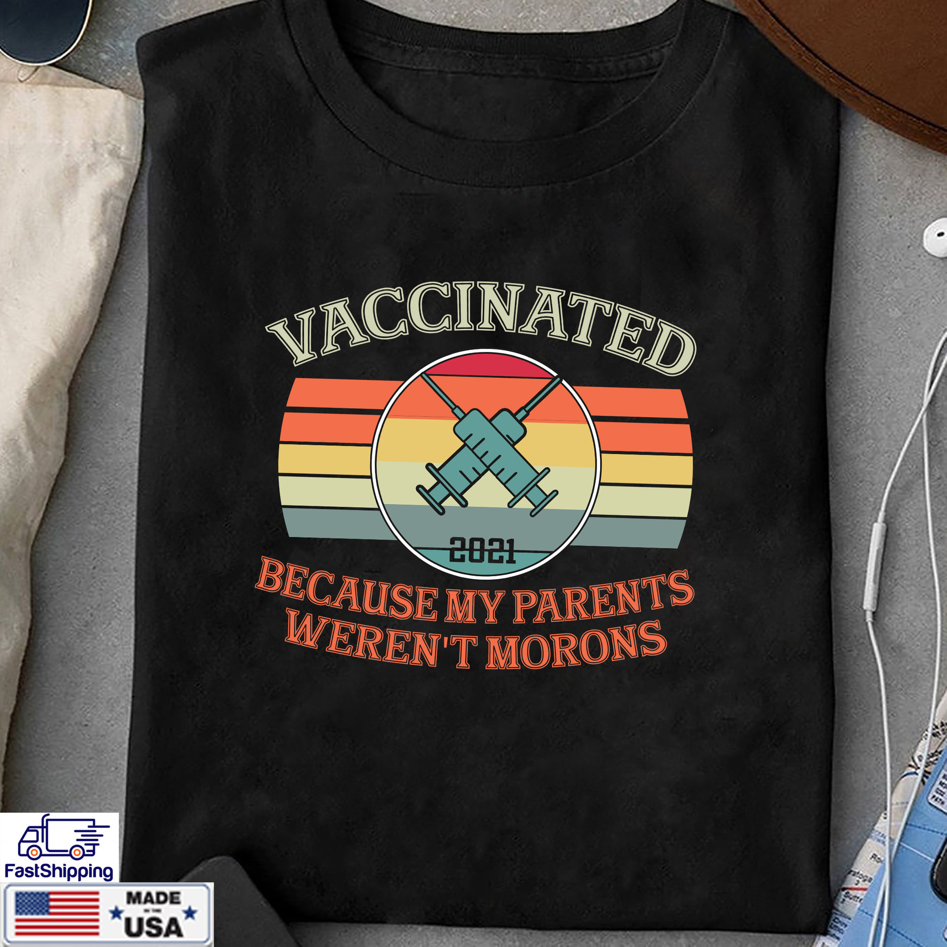 Vaccinated because my parents weren't morons - Vaccinated 2021