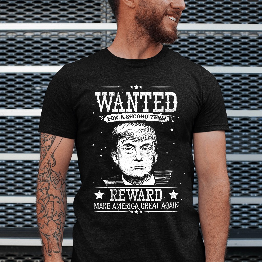 Wanted for a second term reward make America great again - Donald Trump, America president
