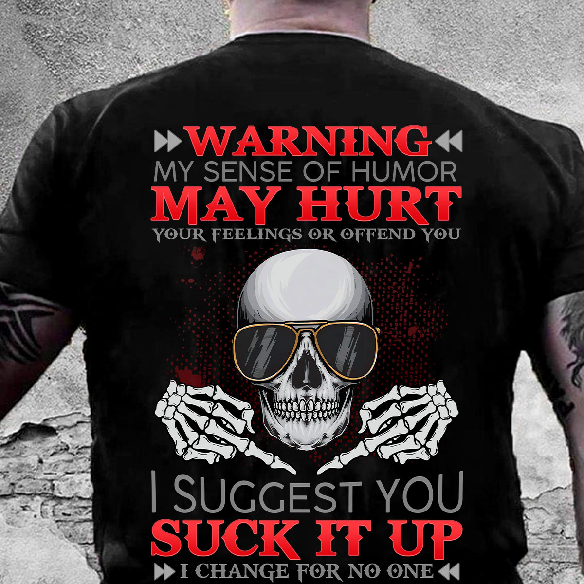 Warning my sense of humor may hurt your feelings or offend you I sugguest you suck it up - Evil skullcap