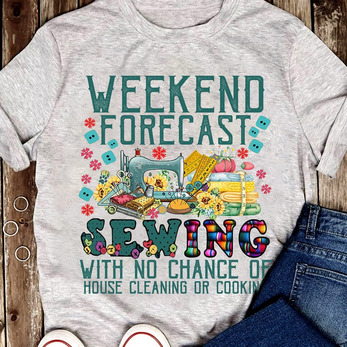 Weekend forecast sewing with no chance of house cleaning or cooking - sewing machine