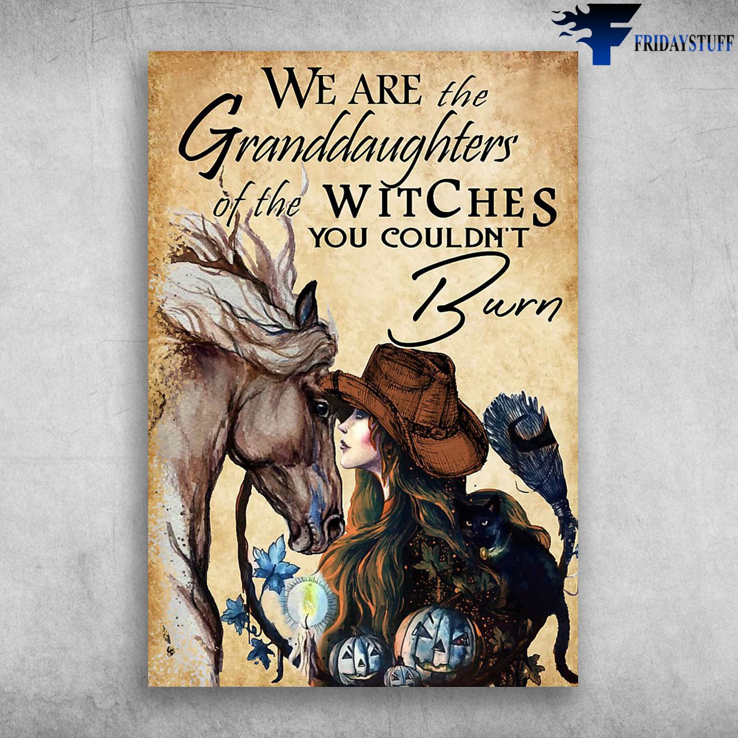 Witch And The Horse - We Are The Granddaughters, Of The Witches, You Couldn't Burn, Black Cat, pumpkin