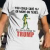 You could save 15% or more on taxes by switching to Trump - green basilisk