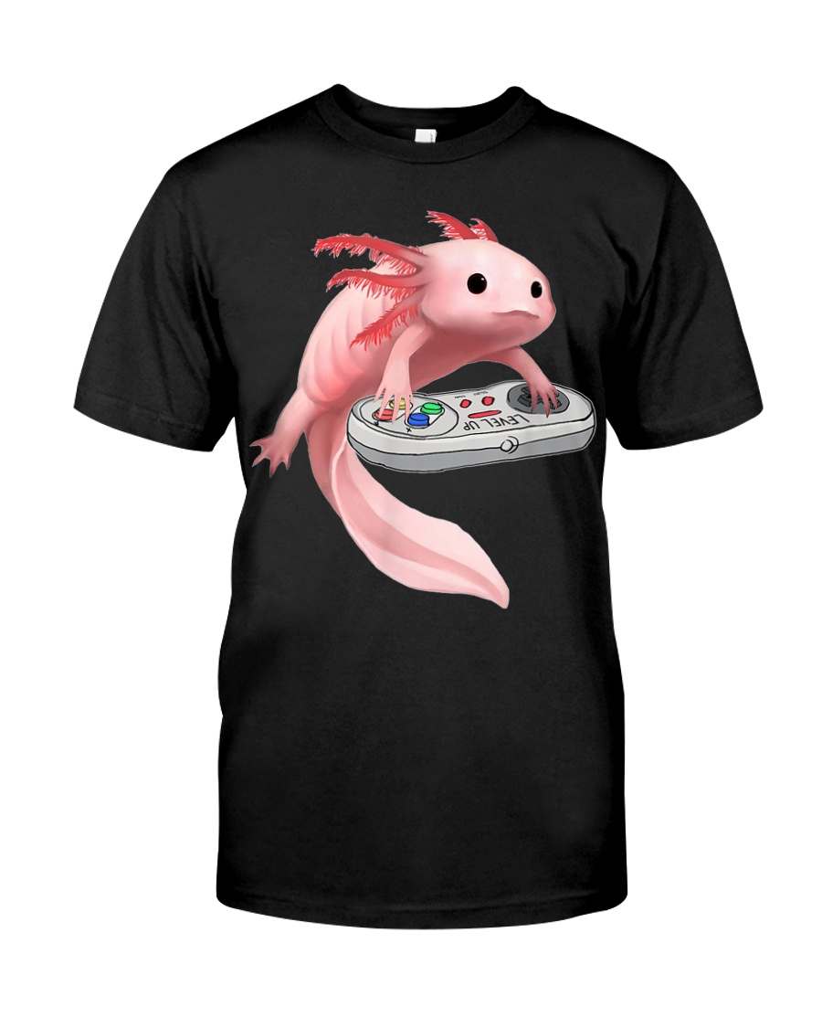 T Shirt Space Axolotl