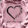 Corgi Dog Heart - Peace love Corgis