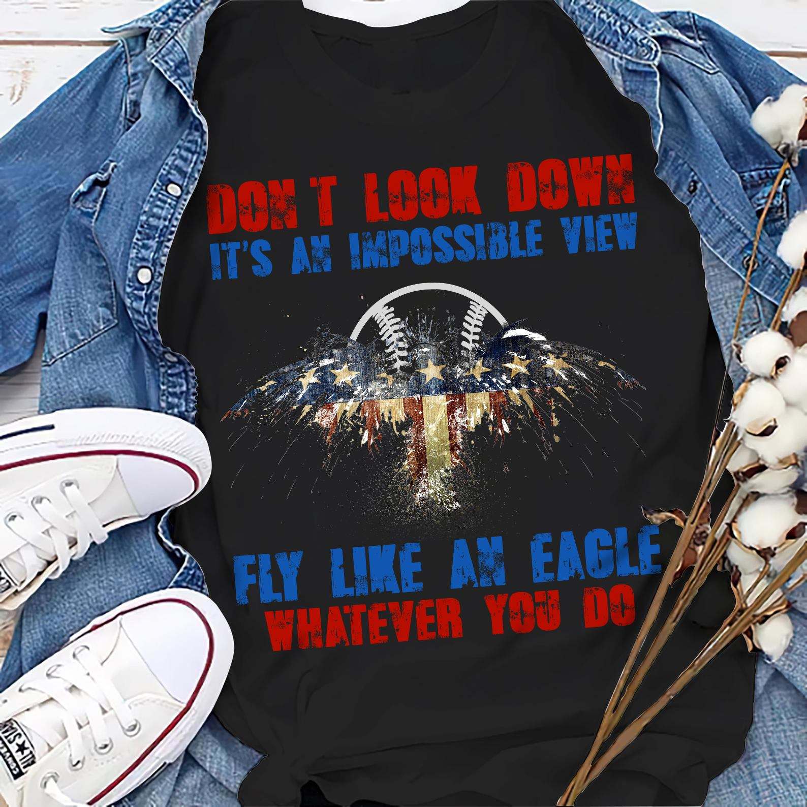 American Baseball - Don't look down it's an impossible view fly like an eagle whatever you do