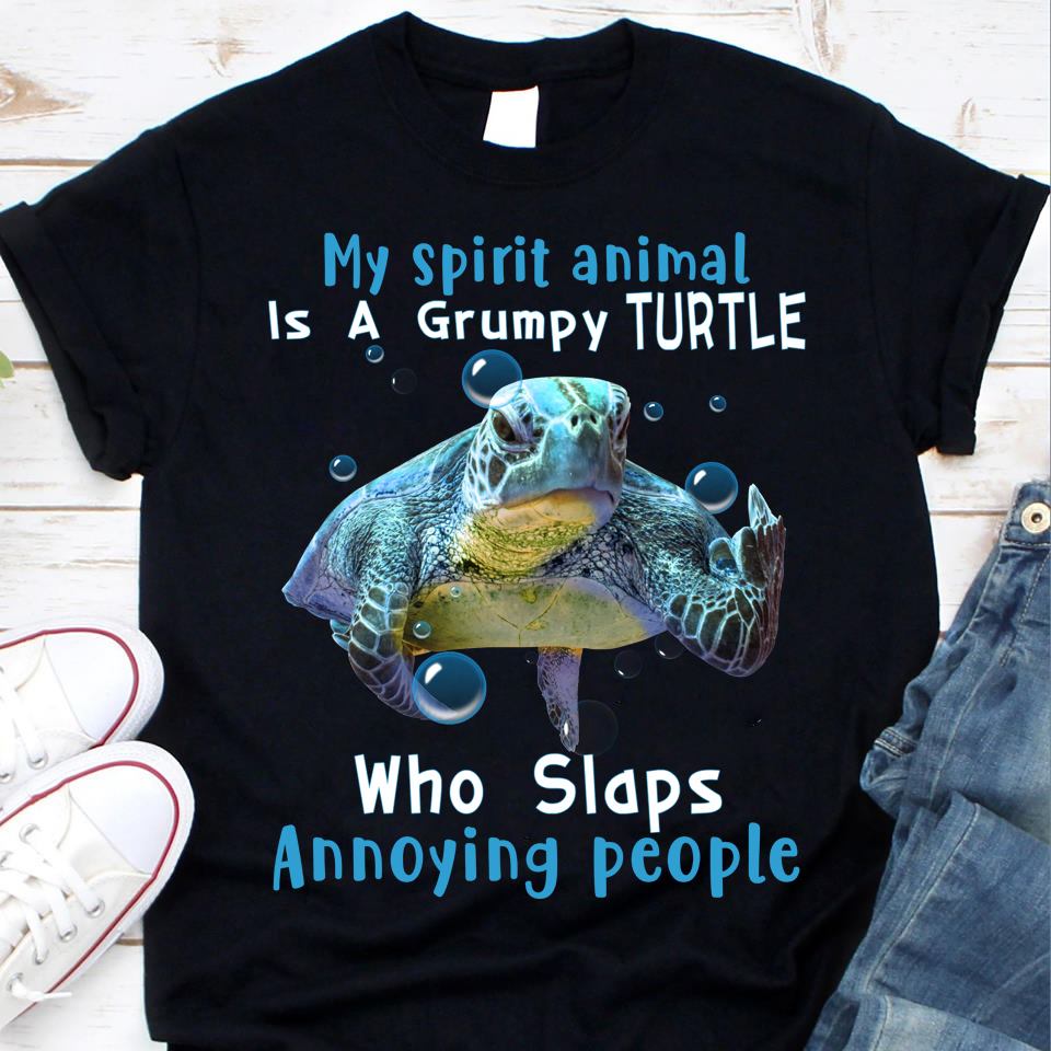 Sea Turtle – My spirit is a grumpy turtle who slaps annoying people