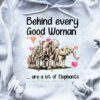 Elephant Woman - Behind every good woman are a lot of elephants