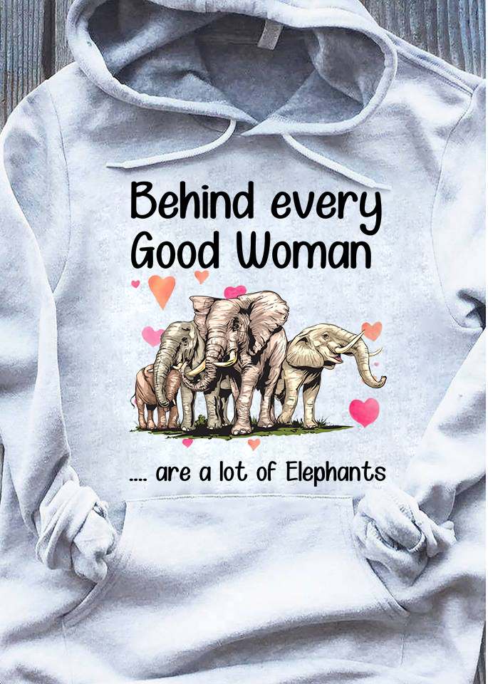 Elephant Woman - Behind every good woman are a lot of elephants