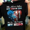 Firefighter America - My heart is where his boots are my son my firefighter my hero