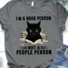 Black Cat Love Book - I'm a book person not a people person