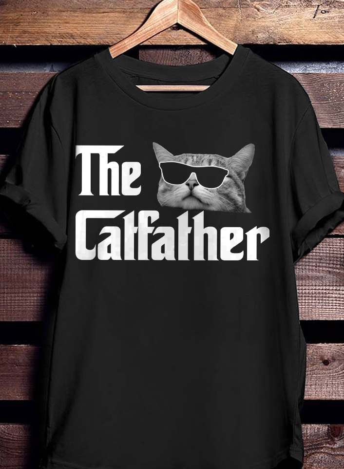 The Catfather - Cat with black glasses