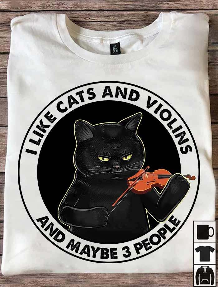 Black Cat Violins - I like cats and violins and maybe 3 people